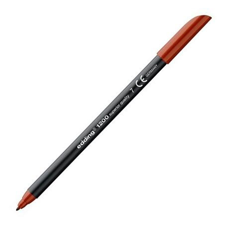 (1200-07) EDDING ROTULADOR 1200 PUNTA FINA MARRÓN