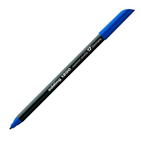 (1200-17) EDDING ROTULADOR 1200 PUNTA FINA AZUL ACERO