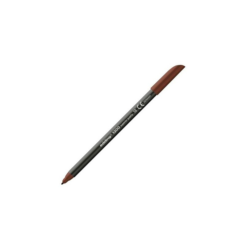 (1200-18) EDDING ROTULADOR 1200 PUNTA FINA MARRÓN OSCURO (1200-18) EDDING ROTULADOR 1200 PUNTA FINA MARRÓN OSCURO