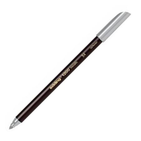 (1200-54) EDDING ROTULADOR 1200 PUNTA FINA PLATA METÁLICO