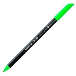 (1200-64) EDDING ROTULADOR 1200 PUNTA FINA VERDE NEÓN