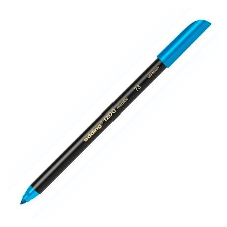 (1200-73) EDDING ROTULADOR 1200 PUNTA FINA AZUL METÁLICO