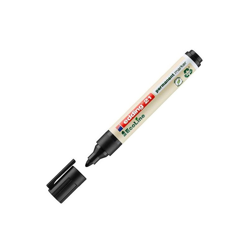 (21-01) EDDING MARCADOR PERMANENTE 21 ECOLINE NEGRO (21-01) EDDING MARCADOR PERMANENTE 21 ECOLINE NEGRO