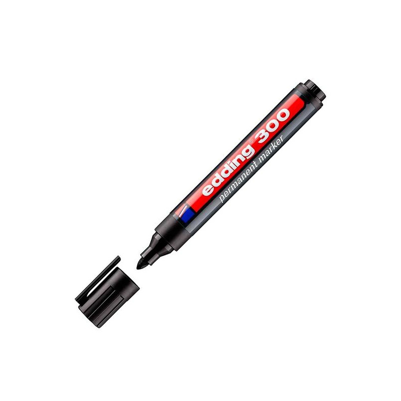 (300-01) EDDING MARCADOR PERMANENTE 300 NEGRO (300-01) EDDING MARCADOR PERMANENTE 300 NEGRO