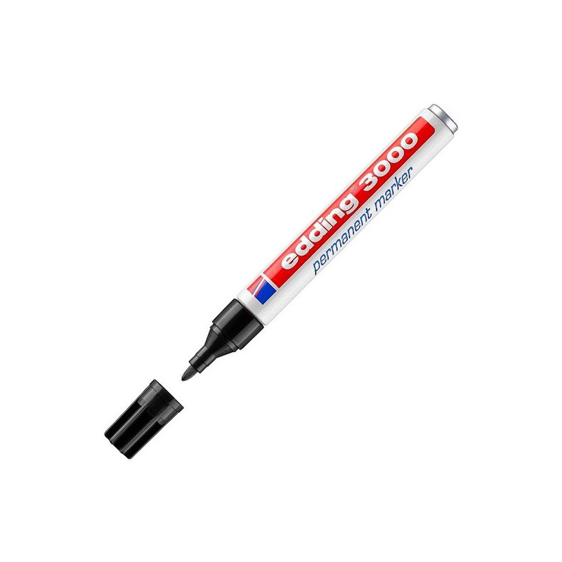 (3000-01) EDDING MARCADOR PERMANENTE 3000 NEGRO (3000-01) EDDING MARCADOR PERMANENTE 3000 NEGRO