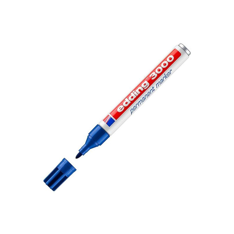 (3000-03) EDDING MARCADOR PERMANENTE 3000 AZUL (3000-03) EDDING MARCADOR PERMANENTE 3000 AZUL