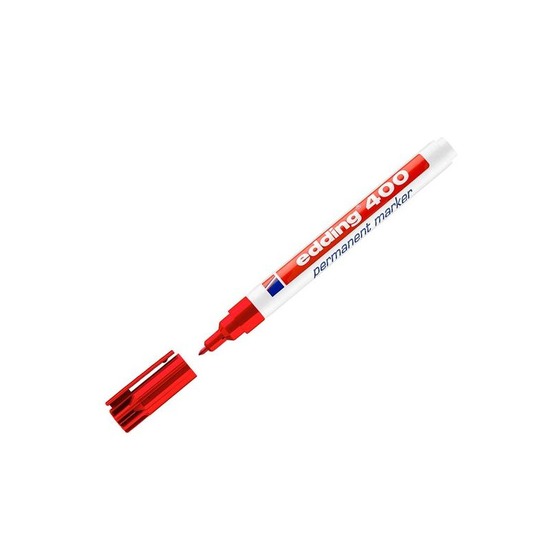 (400-02) EDDING MARCADOR PERMANENTE 400 ROJO (400-02) EDDING MARCADOR PERMANENTE 400 ROJO