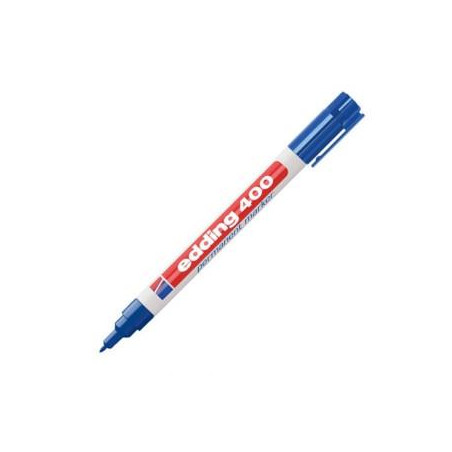 (400-03) EDDING MARCADOR PERMANENTE 400 AZUL