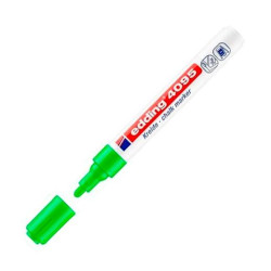 (4095-11) EDDING MARCADOR DE TIZA LÍQUIDA 4095 BORRABLE VERDE CLARO