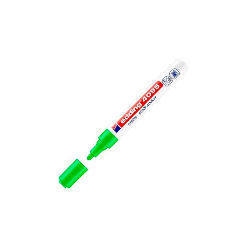(4095-11) EDDING MARCADOR DE TIZA LÍQUIDA 4095 BORRABLE VERDE CLARO (4095-11) EDDING MARCADOR DE TIZA LÍQUIDA 4095 BORRABLE VERDE CLARO