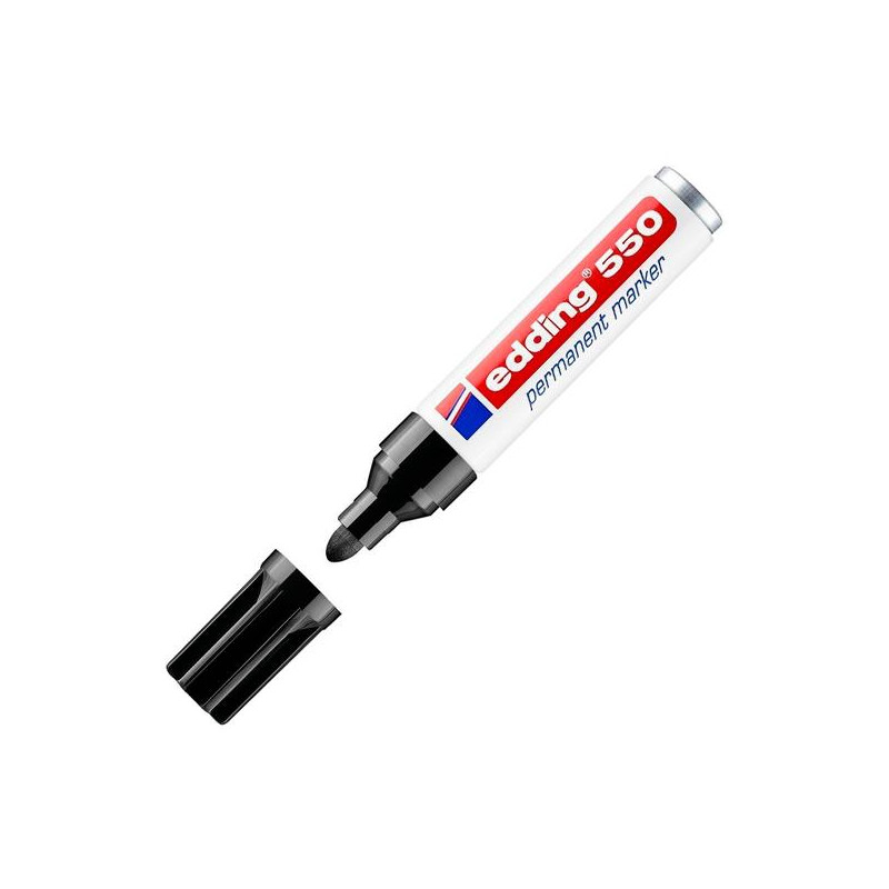 (550-01) EDDING MARCADOR PERMANENTE 550 NEGRO (550-01) EDDING MARCADOR PERMANENTE 550 NEGRO