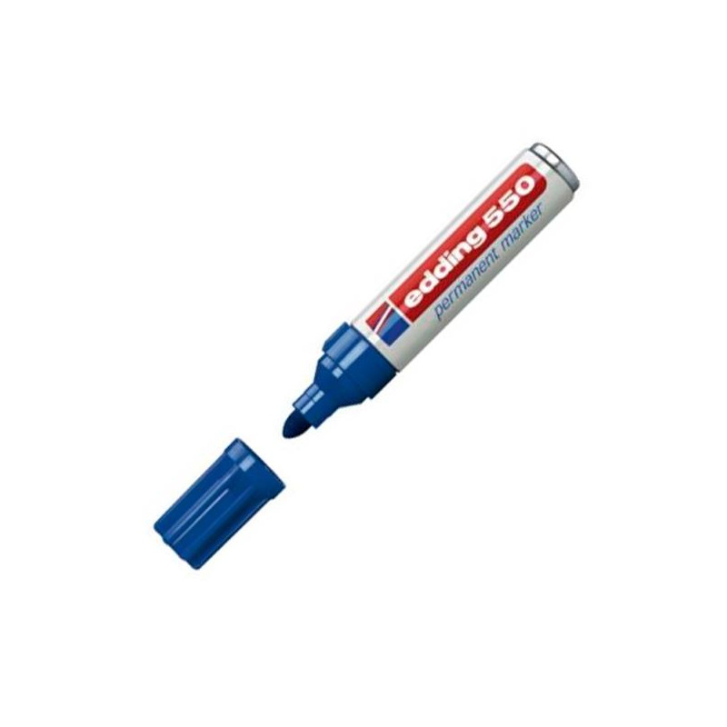 (550-03) EDDING MARCADOR PERMANENTE 550 AZUL (550-03) EDDING MARCADOR PERMANENTE 550 AZUL