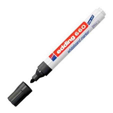 (660-01) EDDING MARCADOR PIZARRA BLANCA 660 RELLENABLE NEGRO
