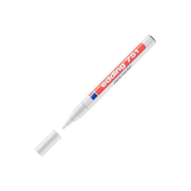 (751-49) EDDING MARCADOR PERMANENTE TINTA OPACA 751 BLANCO (751-49) EDDING MARCADOR PERMANENTE TINTA OPACA 751 BLANCO
