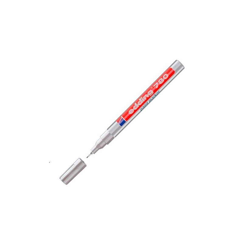(780-54) EDDING MARCADOR PERMANENTE 780 PLATA (780-54) EDDING MARCADOR PERMANENTE 780 PLATA