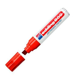 (800-2) EDDING MARCADOR PERMANENTE 800 ROJO