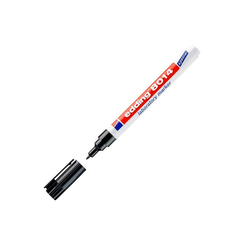 (8014-01) EDDING MARCADOR ESPECIAL PARA LABORATORIO PERMANENTE NEGRO (8014-01) EDDING MARCADOR ESPECIAL PARA LABORATORIO PERMANENTE NEGRO