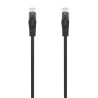 (A145-0586) AISENS CABLE DE RED LATIGUILLO RJ45 LSZH CAT.6 UTP AWG24 NEGRO 0