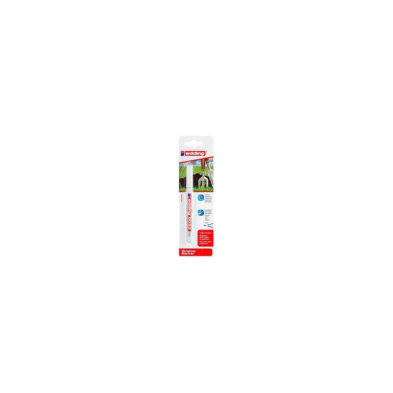 (8055) EDDING MARCADOR PERMANENTE PARA EXTERIOR 8055 BLANCO BLISTER (8055) EDDING MARCADOR PERMANENTE PARA EXTERIOR 8055 BLANCO BLISTER