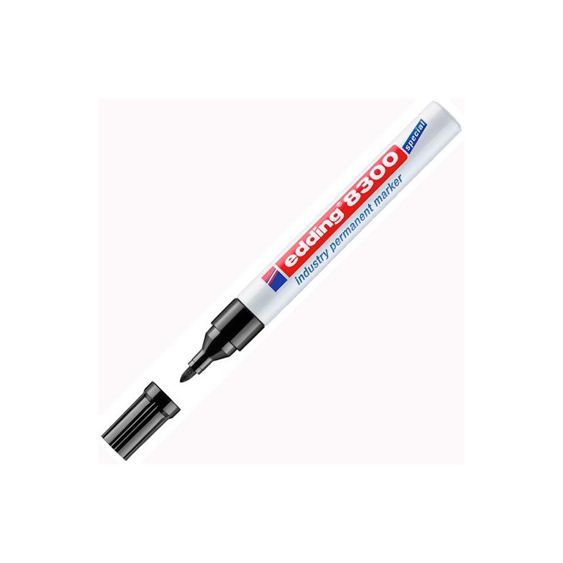 (8300-01) EDDING MARCADOR PERMANENTE INDUSTRIAL 8300 NEGRO (8300-01) EDDING MARCADOR PERMANENTE INDUSTRIAL 8300 NEGRO