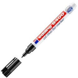 (8400-01) EDDING MARCADOR PERMANENTE 8400 PARA CD/DVD/BDS NEGRO