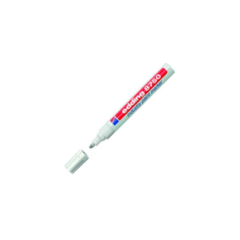 (8750-49) EDDING MARCADOR PERMANENTE DE TINTA OPACA INDUSTRIAL 8750 BLANCO (8750-49) EDDING MARCADOR PERMANENTE DE TINTA OPACA INDUSTRIAL 8750 BLANCO