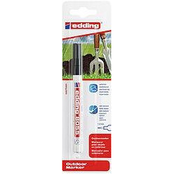(e-8055-1-01) EDDING MARCADOR PERMANENTE PARA EXTERIOR 8055 NEGRO BLISTER