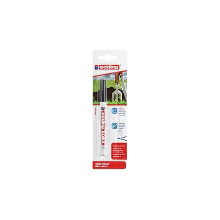 (e-8055-1-01) EDDING MARCADOR PERMANENTE PARA EXTERIOR 8055 NEGRO BLISTER