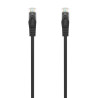 (A145-0588) AISENS CABLE DE RED LATIGUILLO RJ45 LSZH CAT.6 UTP AWG24 NEGRO 1