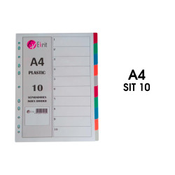 (SIT-10H) EKRIT SEPARADORES PP A4 11 TALADROS 10 POSICIONES