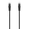 (A145-0590) AISENS CABLE DE RED LATIGUILLO RJ45 LSZH CAT.6 UTP AWG24 NEGRO 3