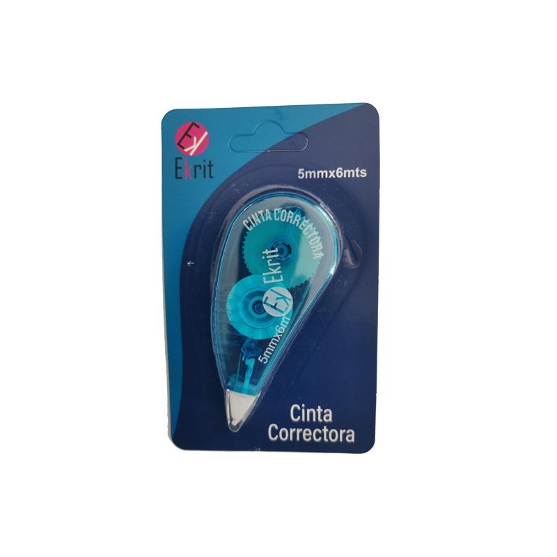 (CINTA CORRECTORA) EKRIT CINTA CORRECTORA 5MM X 6M BLISTER (CINTA CORRECTORA) EKRIT CINTA CORRECTORA 5MM X 6M BLISTER