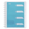 (100205613) ELBA CARPETA DE FUNDAS INTERCAMBIABLES VARIOZIP 30 FUNDAS HAWAI  4 SEPARADORES + INDICE TRANSPARENTE A4
