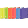 (100580256) ELBA CLASIFICADOR ELBACOLOR 12 SEPARADORES FOLIO C/SOLAPA Y GOMAS CARTÓN FORRADO COLORES SURTIDOS