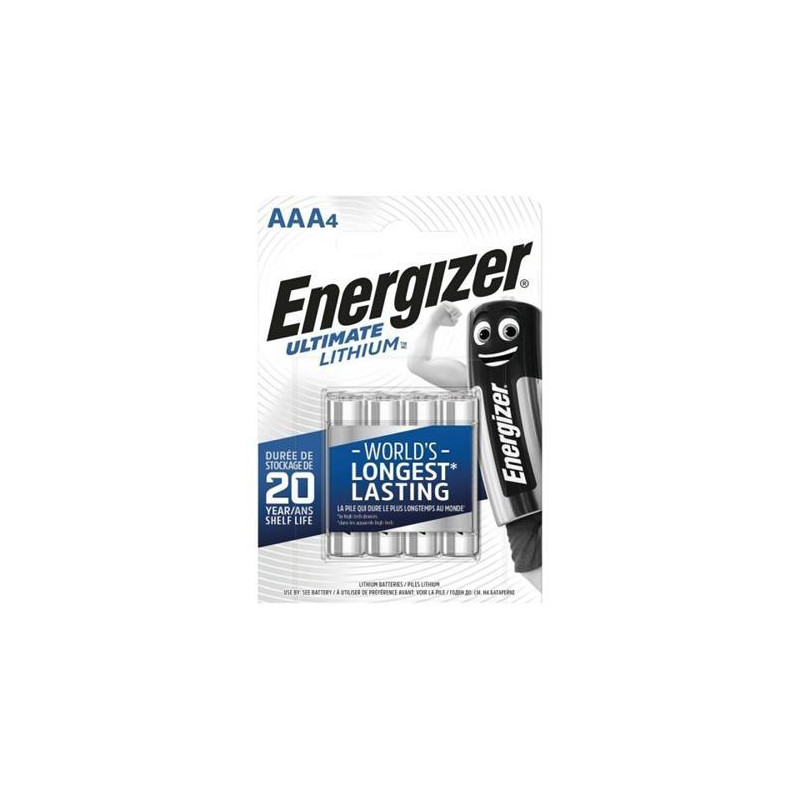(ENEULTLR3B4) ENERGIZER ULTIMATE LITHIUM PILA LITIO AAA L92 FR03 1 (ENEULTLR3B4) ENERGIZER ULTIMATE LITHIUM PILA LITIO AAA L92 FR03 1