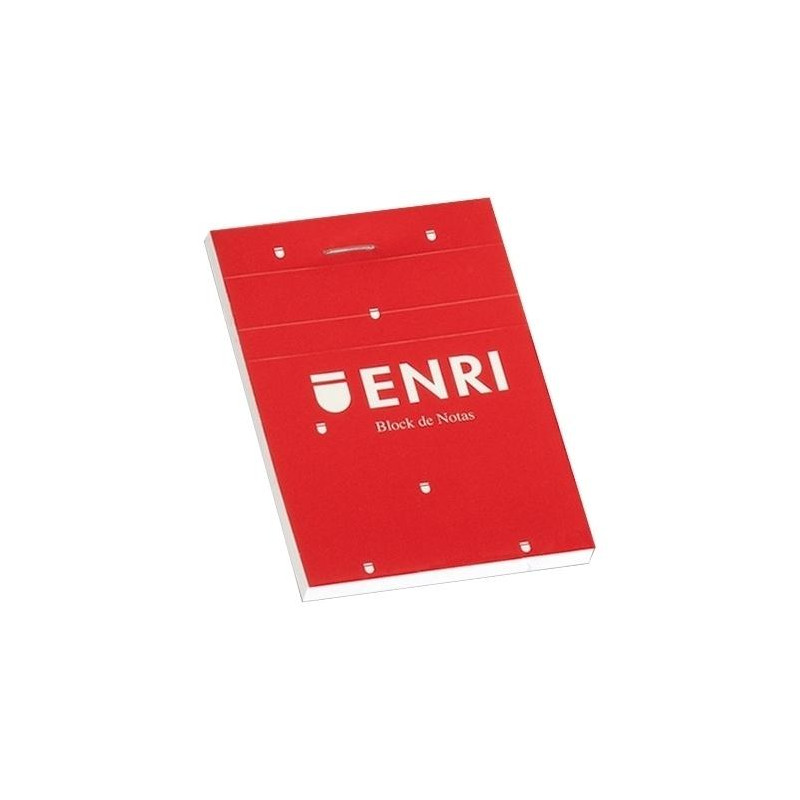(100102763) ENRI BLOC DE NOTAS GRAPADO 80H A5 4X4 T/BLANDA ROJO (100102763) ENRI BLOC DE NOTAS GRAPADO 80H A5 4X4 T/BLANDA ROJO