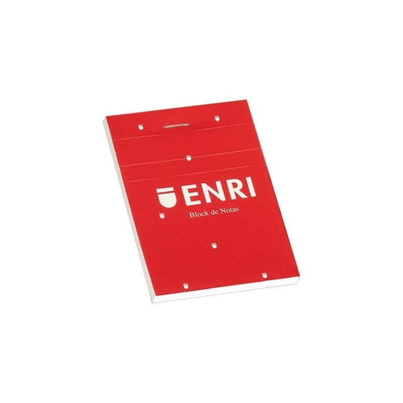 (100105158) ENRI BLOC DE NOTAS GRAPADO 80H A6 LISO T/BLANDA ROJO (100105158) ENRI BLOC DE NOTAS GRAPADO 80H A6 LISO T/BLANDA ROJO