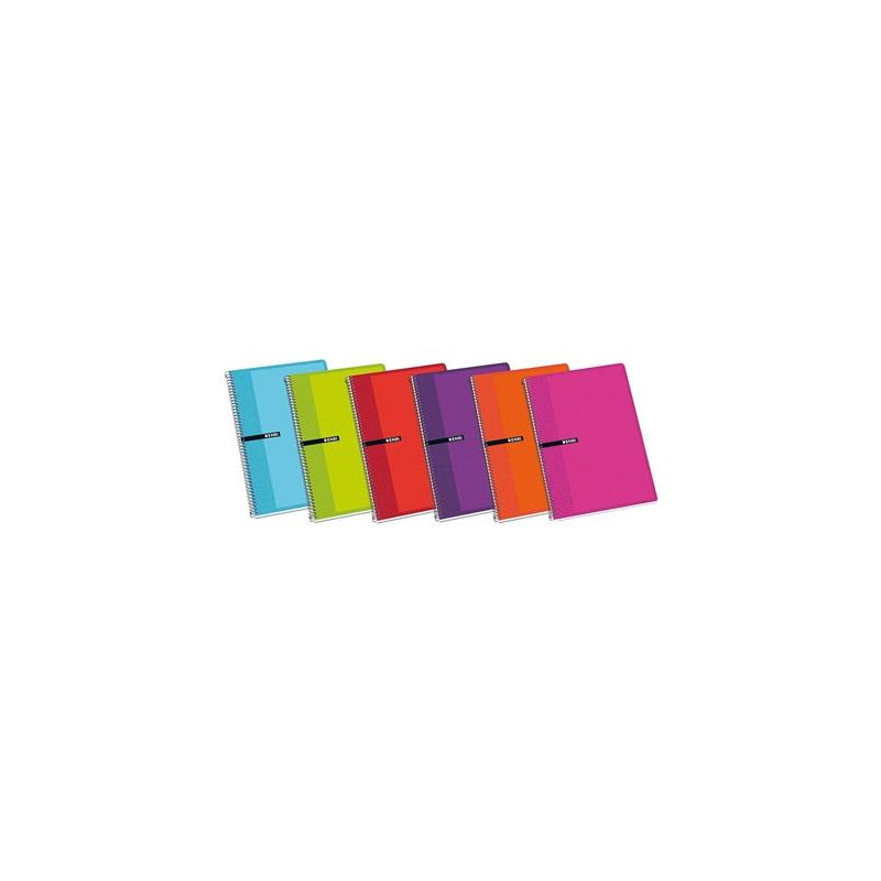 (100430066) ENRI CUADERNO ESPIRAL 80H FOLIO 60GR 4X4M C/MARGEN TAPAS DURAS C/SURTIDOS (100430066) ENRI CUADERNO ESPIRAL 80H FOLIO 60GR 4X4M C/MARGEN TAPAS DURAS C/SURTIDOS
