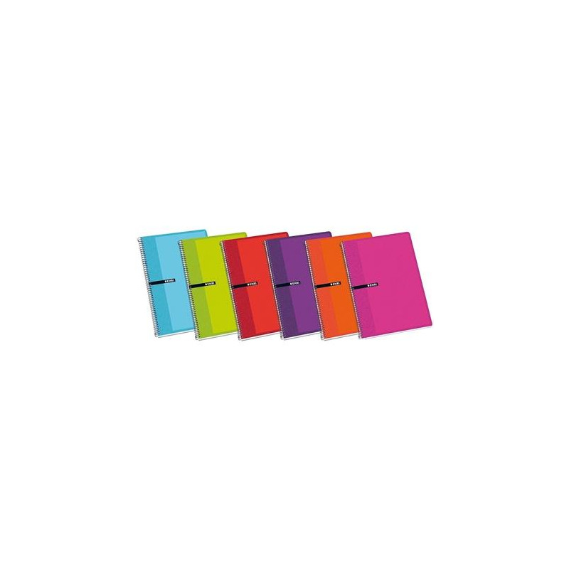 (100430081) ENRI CUADERNO ESPIRAL 80H 1/4 60GR 4X4MM C/MARGEN TAPAS DURAS C/SURTIDOS (100430081) ENRI CUADERNO ESPIRAL 80H 1/4 60GR 4X4MM C/MARGEN TAPAS DURAS C/SURTIDOS