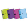 (100430087) ENRI CUADERNO ESPIRAL MICROPERFORADO 140H A5+ 5X5M 6 TALADROS T/EXTRADURAS C/SURTIDOS