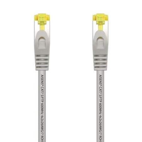 (A146-0335) AISENS CABLE DE RED LATIGUILLO RJ45 LSZH CAT.7 600MHZ S/FTP PIMF AWG26 GRIS 2