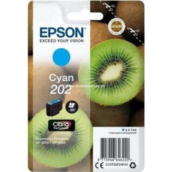 (C13T02F24010) EPSON SINGLEPACK CYAN 202 CLARIA PREMIUM INK