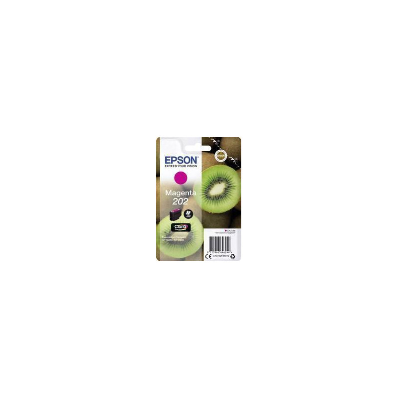 (C13T02F34010) EPSON SINGLEPACK MAGENTA 202 CLARIA PREMIUM INK (C13T02F34010) EPSON SINGLEPACK MAGENTA 202 CLARIA PREMIUM INK