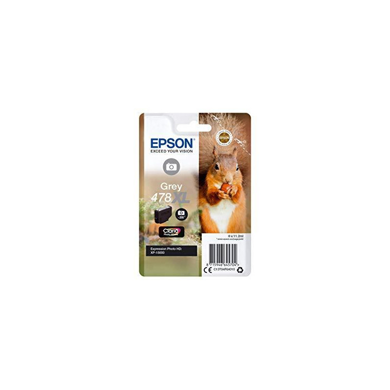 (C13T04F64010) EPSON TINTA GRIS CLARIA PHOTO HD XP-15000 - 478XL (C13T04F64010) EPSON TINTA GRIS CLARIA PHOTO HD XP-15000 - 478XL