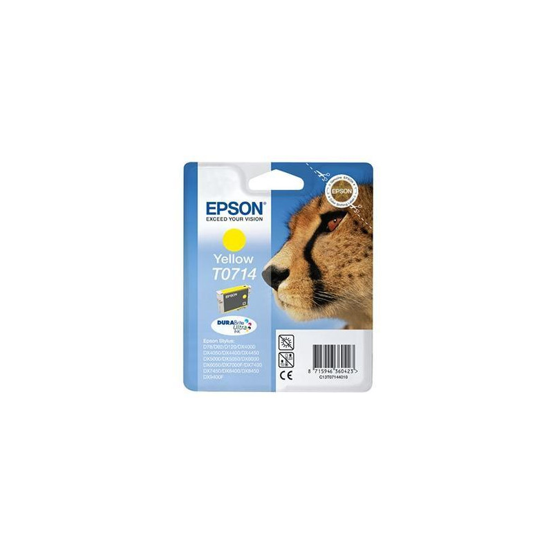 (C13T07144012) EPSON TINTA AMARILLO STYLUS D-78/92/120/DX-4000/5000/6000/7000F (C13T07144012) EPSON TINTA AMARILLO STYLUS D-78/92/120/DX-4000/5000/6000/7000F