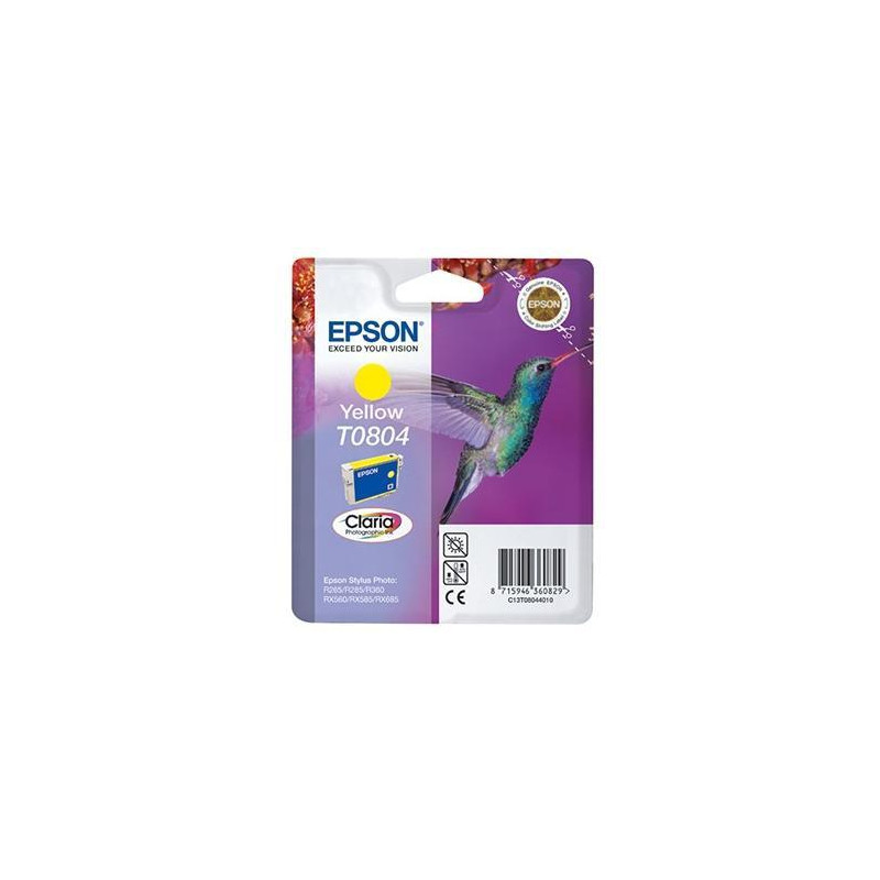 (C13T08044011) EPSON STYLUS PHOTO R-265/360/RX-560/585/685 CARTUCHO AMARILLO (C13T08044011) EPSON STYLUS PHOTO R-265/360/RX-560/585/685 CARTUCHO AMARILLO