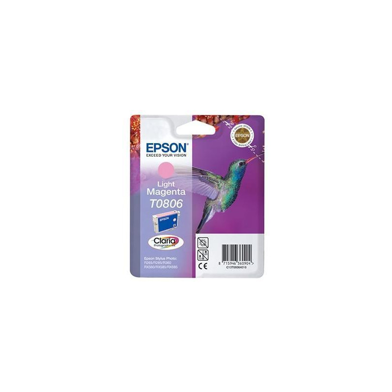 (C13T08064011) EPSON STYLUS PHOTO R-265/360/RX-560/585/685 CARTUCHO MAGENTA CLARO (C13T08064011) EPSON STYLUS PHOTO R-265/360/RX-560/585/685 CARTUCHO MAGENTA CLARO