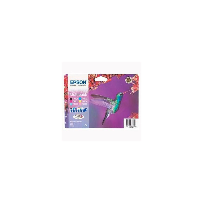 (C13T08074011) EPSON STYLUS PHOTO R-265/360/RX-560/585/685 CARTUCHO MULTIPACK 6 COLORES (C13T08074011) EPSON STYLUS PHOTO R-265/360/RX-560/585/685 CARTUCHO MULTIPACK 6 COLORES