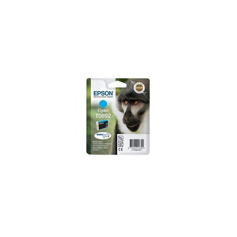 (C13T08924011) EPSON STYLUS S20/SX105/SX205/405 CARTUCHO CIAN (C13T08924011) EPSON STYLUS S20/SX105/SX205/405 CARTUCHO CIAN