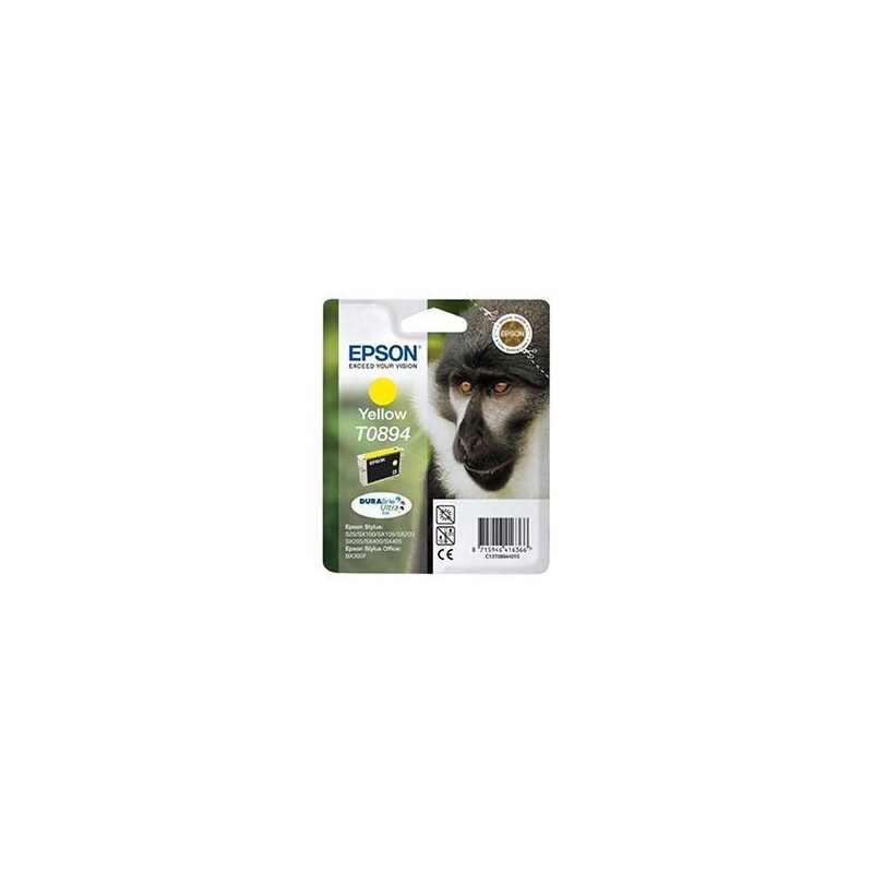 (C13T08944011) EPSON STYLUS S20/SX105/SX205/405 CARTUCHO AMARILLO (C13T08944011) EPSON STYLUS S20/SX105/SX205/405 CARTUCHO AMARILLO